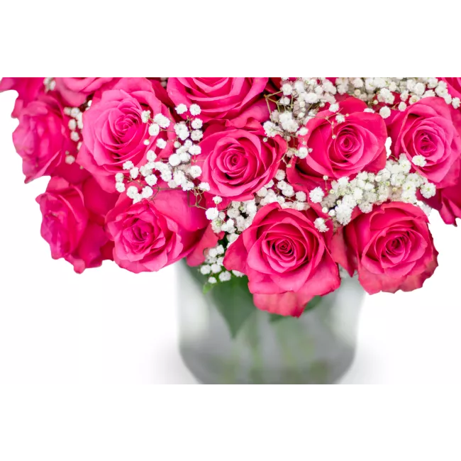 Bouquet of pink roses